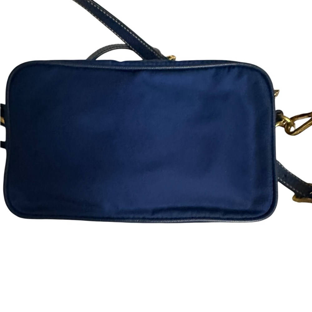 Prada Front Pocket Camera Bag Tessuto Small Dark Blue Authentic GUC - Picture 2 of 15